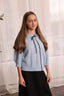 MOHAIR BOW TIE SWEATER